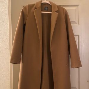 Camel Zara coat